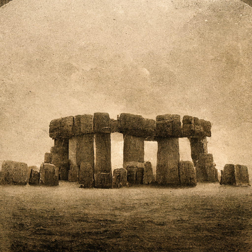 old photo of Ancient Structure of Stonehenge