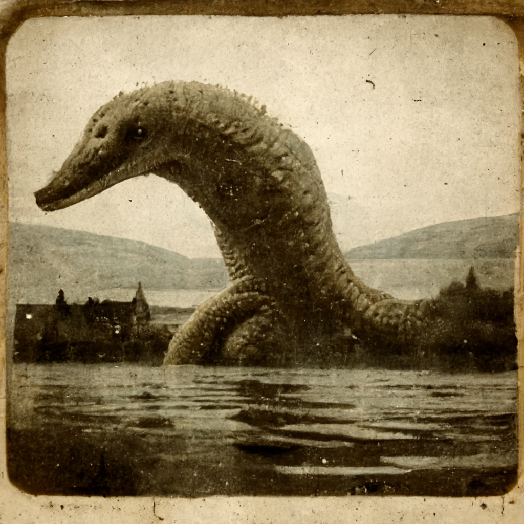 old photo of loch ness monster