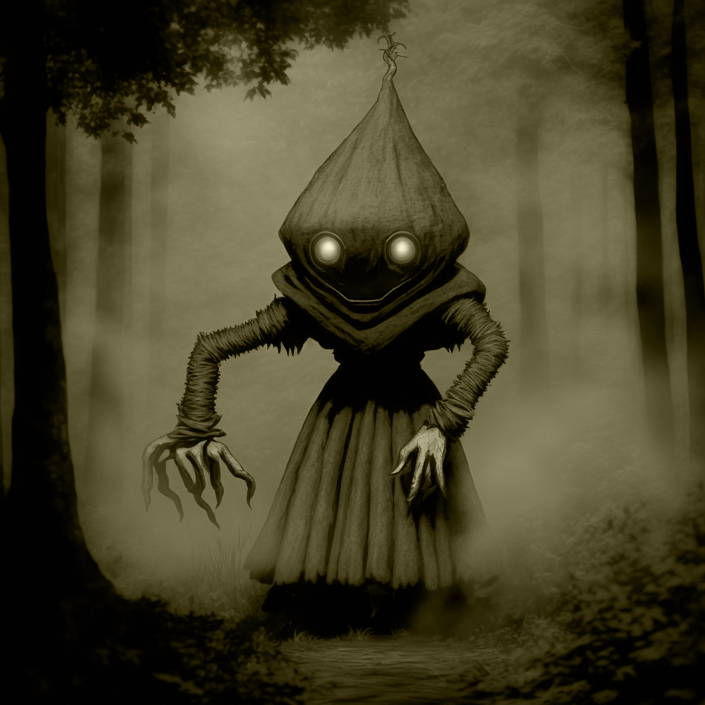 an old photo of the Flatwoods Monster