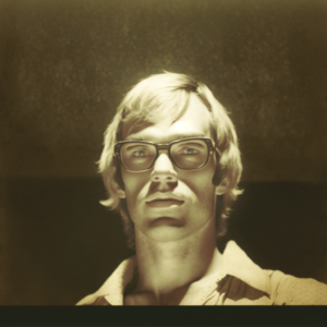 an old photo of Jeffrey Dahmer the Milwaukee Cannibal