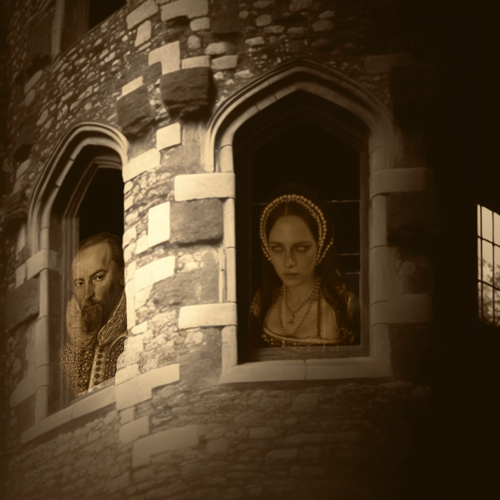 an old photo of The Ghosts of The Tower of London