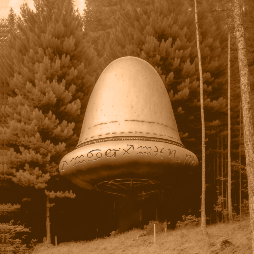 an old photo of The UFO Crash at Kecksburg