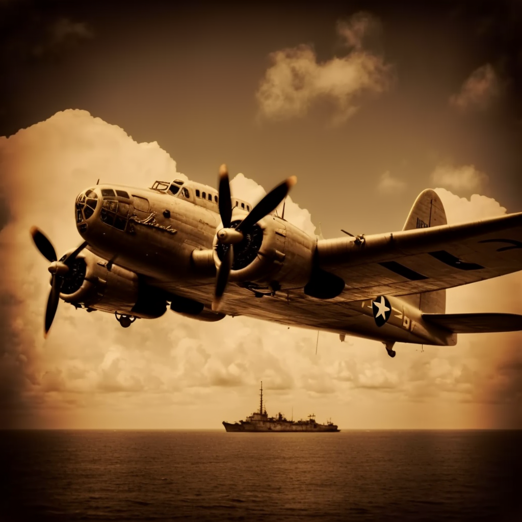 an old photo of a 1945 Navy Bomber plane at the Bermuda Triangle