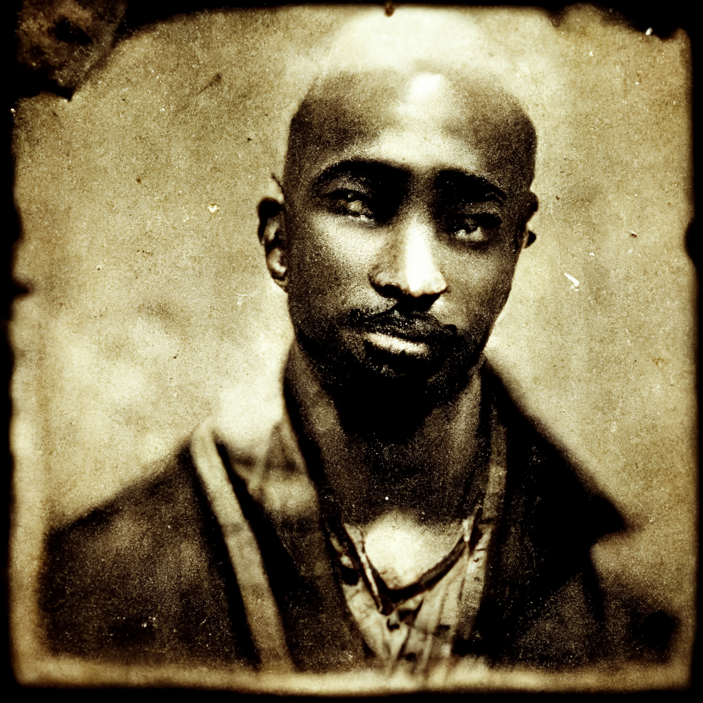 old photo of Tupac Shakur