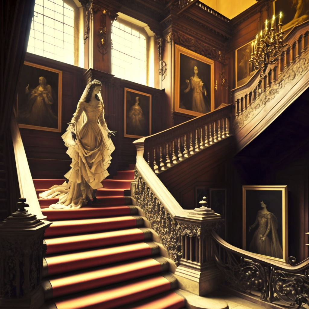 Anne-Boyleyn-Ghost-in-Blickling-Hall-stairs