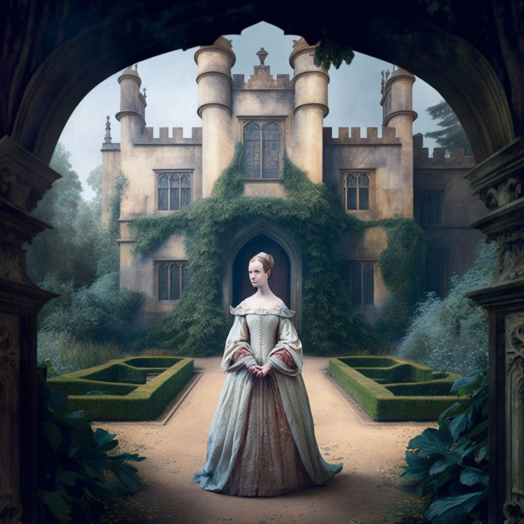 Katherine Parr Ghost At Sudeley Castle Gardens 02